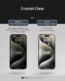Hoda (Flagship) Anti-Reflection Full Coverage Screen Protector for iPhone 17 Series with Dust-Free Helper Lite