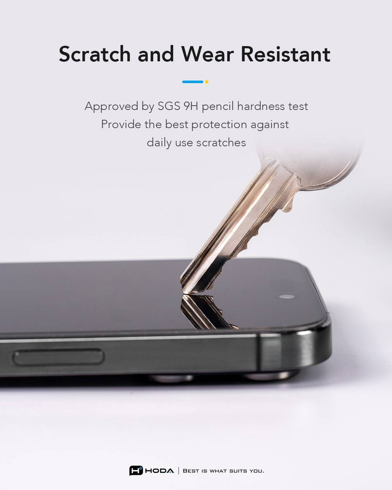 Hoda (Flagship) Anti-Reflection Full Coverage Screen Protector for iPhone 17 Series with Dust-Free Helper Lite