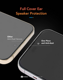 Hoda (Matte) Gaming Anti-Glare Full Coverage Screen Protector for iPhone 17 Series with Dust-Free Helper