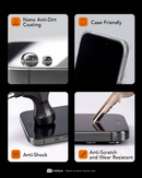 Hoda (Matte) Gaming Anti-Glare Full Coverage Screen Protector for iPhone 17 Series with Dust-Free Helper