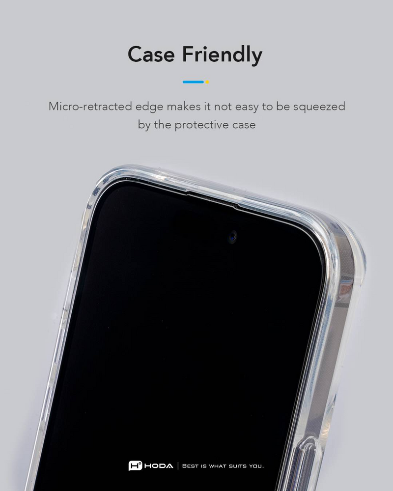 Hoda (Flagship) Anti-Reflection Full Coverage Screen Protector for iPhone 17 Series with Dust-Free Helper Lite