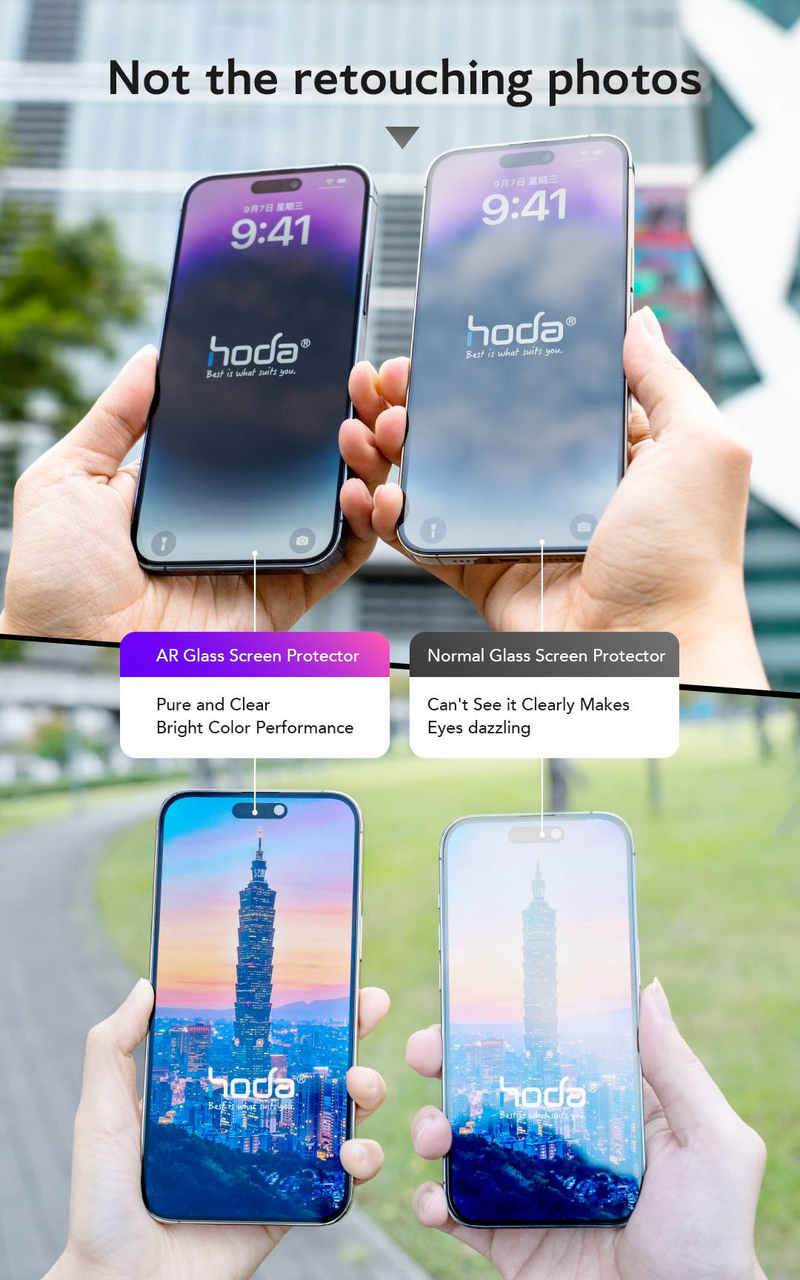 Hoda (Privacy) Anti-Peeper Full Coverage Screen Protector for iPhone 17 Series with Dust-Free Helper Lite
