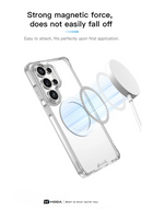 Hoda Crystal Pro with Magnetic Glass Case Military Standard for Samsung Galaxy S26 Ultra