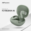 HiFuture FlyBuds4 AI+ Translation ANC TWS Wireless Earbuds