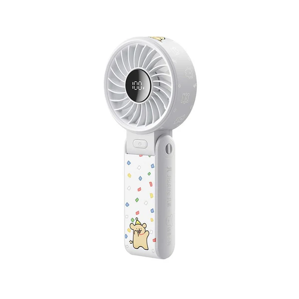 JisuLife x Maltese] Handheld Fan Life7 Grey Limited Edition