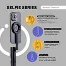 ADAM elements SELFIE II | Magnetic Wireless Bluetooth Tripod Selfie Stick