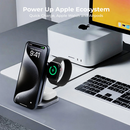 Aukey LC-MC312 MagFusion Z Qi2 MFW 3-in-1 15W Foldable Magnetic Fast Wireless Charging Station