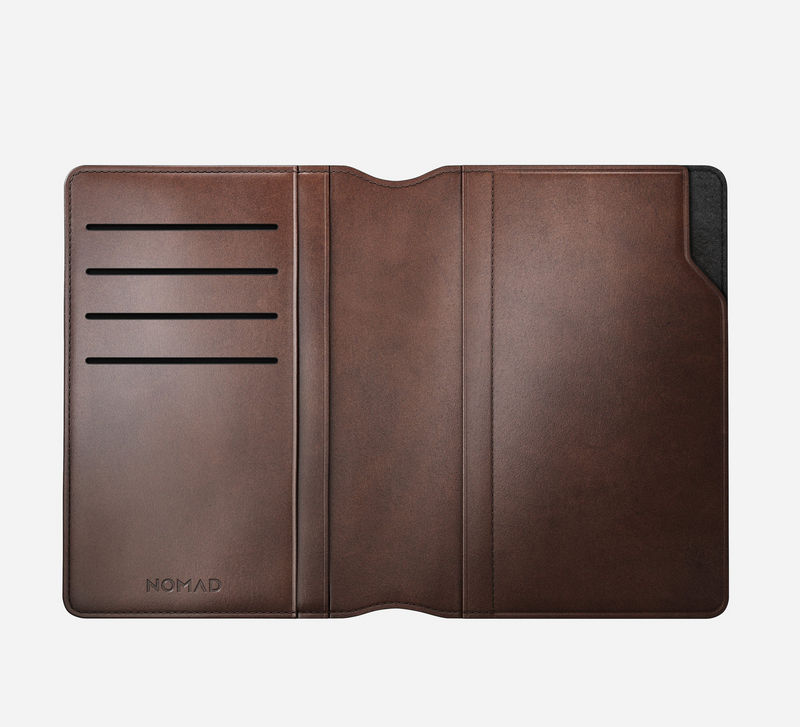Nomad Passport Wallet - Rustic Brown | Horween