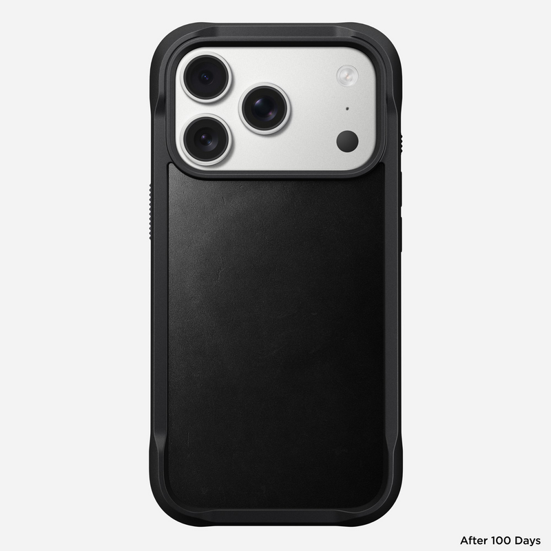 NOMAD Rugged Leather Phone Case compatible for i17 Series (Horween Leather and Magnetic)