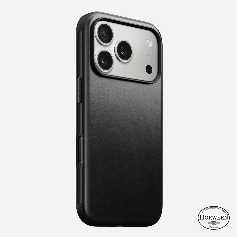 NOMAD Modern Leather Case Phone Case compatible for i17 series (Horween Leather & Magnetic)