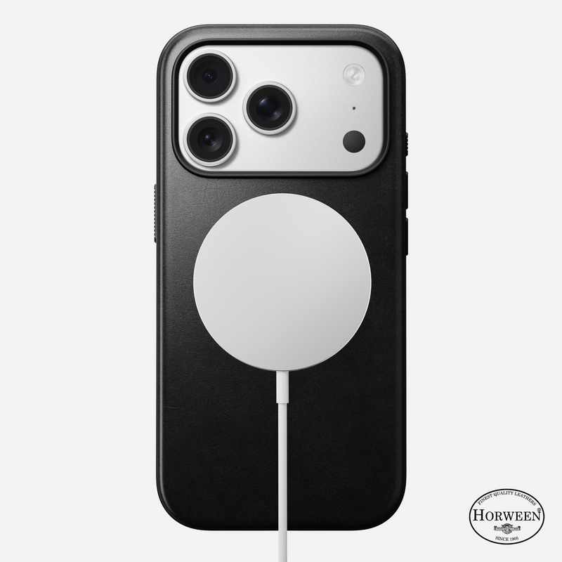 NOMAD Modern Leather Case Phone Case compatible for i17 series (Horween Leather & Magnetic)