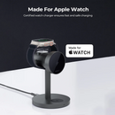 Aukey LC-MC311 MagFusion 3 in 1 Magnetic Fast Wireless Charging Station with Qi2 MFW Magsafe compatible