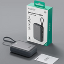 Aukey PB-Y92L 20K mAh 35W Swivel Mini L Power Bank with USB C and Lightning Cable - CCC Certification
