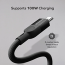 Momax Mag.Link | Magnetic USB-C to USB-C Cable 100W 1m - Titanium