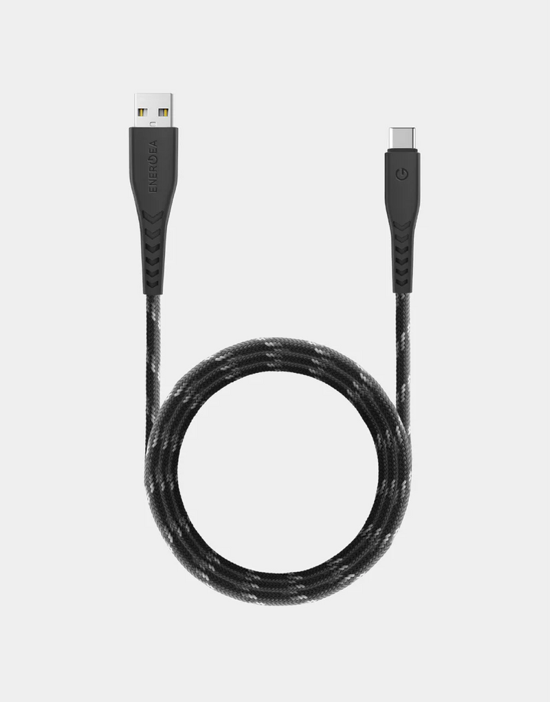 Energea NyloFlex | Universal USB-A to USB-C Cable 1.5M - Black