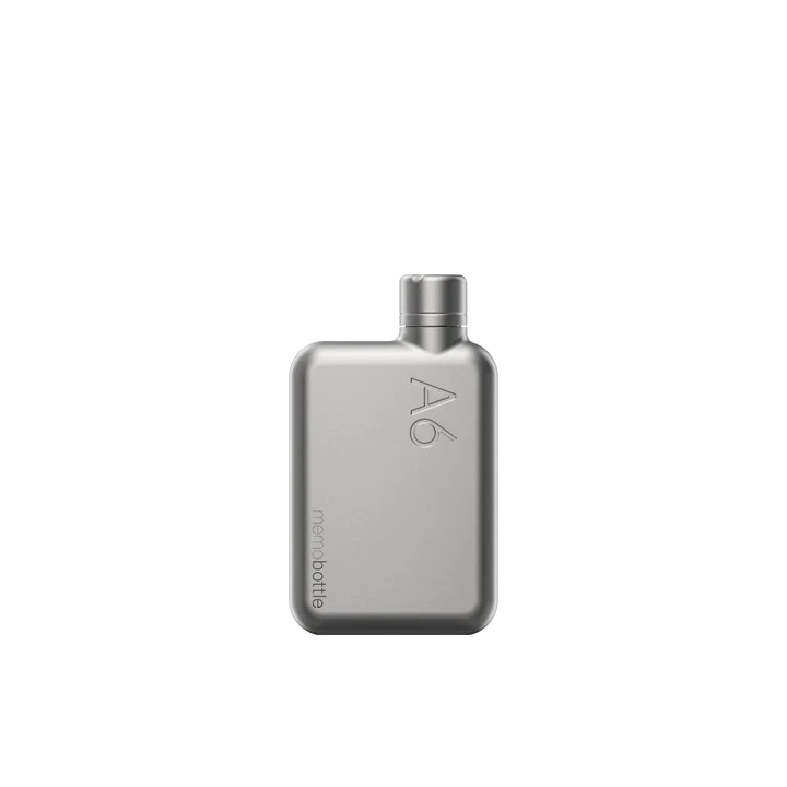 A6 Stainless Steel memobottle - Satin