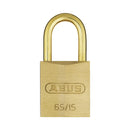 ABUS 65MB/15 Solid Brass Padlock with Brass Shackle Padlock come with 2 Keys