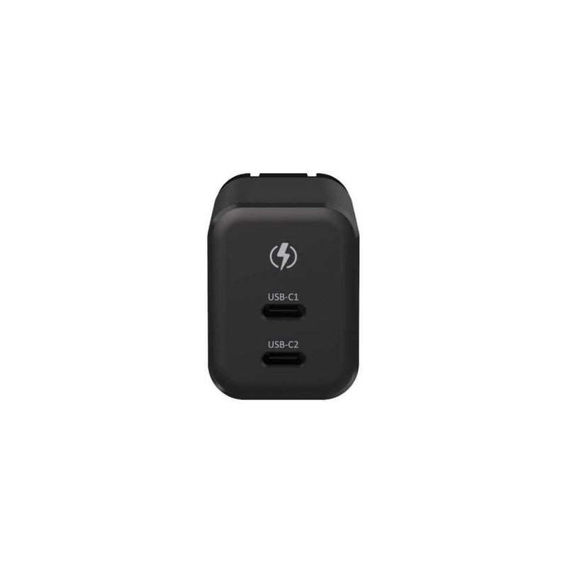 ADAM elements OMNIA X45C - GaN 45W Dual USC-C Port Compact Wall Charger (Black)