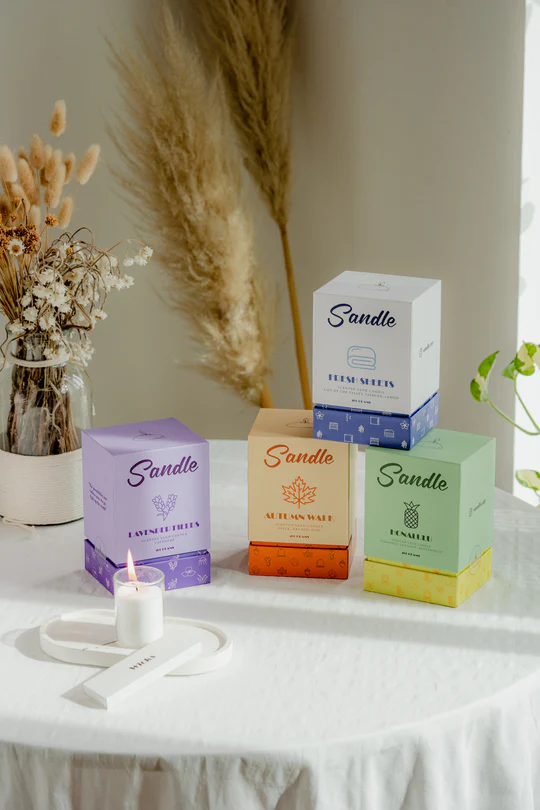 Alwis & Xavier Fresh Sheets Sand Candle