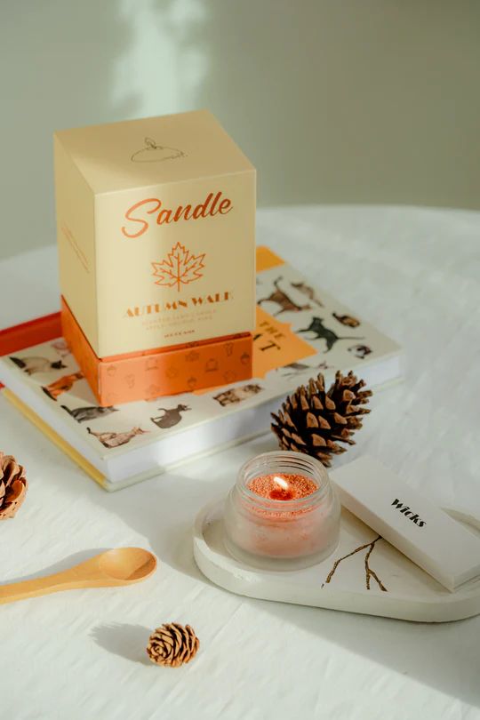 Alwis & Xavier Autumn Walk Sand Candle