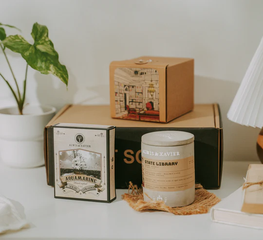 Alwis & Xavier State Library - Soy Wax Candle