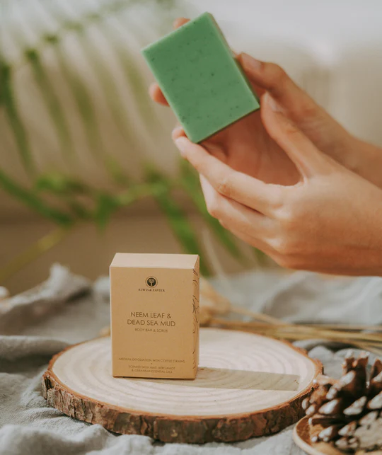 Alwis & Xavier Neem Leaf and Dead Sea Mud Body Bar Soap