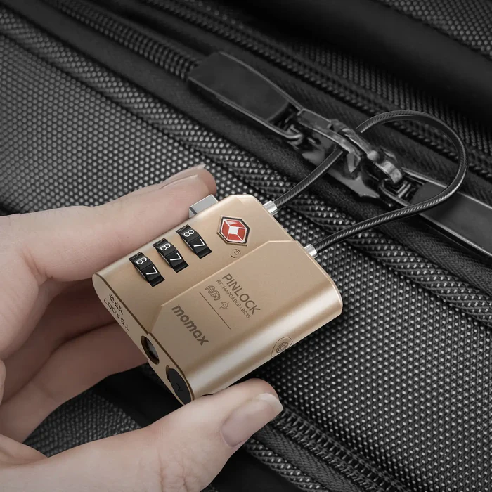 Momax PinLock | TSA Padlock Find My Locator