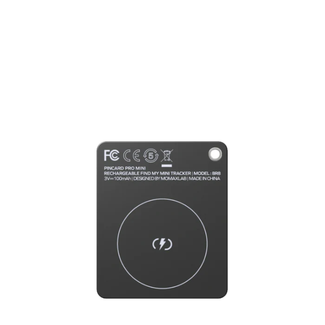Momax PinCard Pro Mini | Rechargeable Find My Tracker