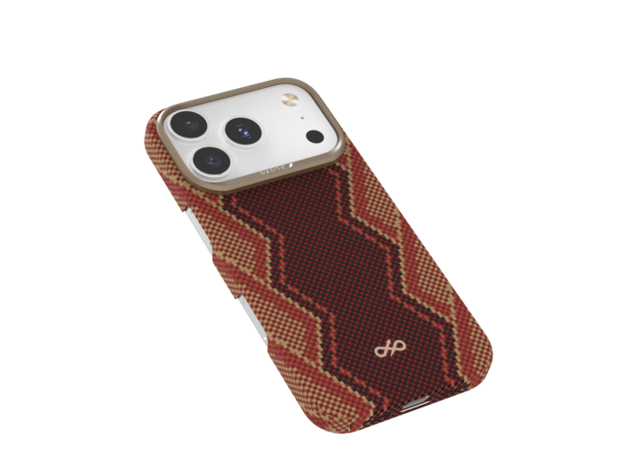 Raptic Aramid Fiber Skin-Bionic Case with Magsafe for iPhone 17 Pro Series - Snake