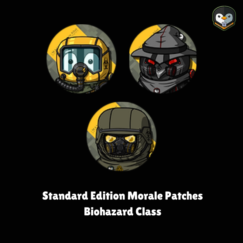 |M.A.M.U| Penguin Standard Edition Morale Patches - Biohazard Class