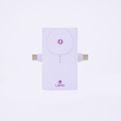 LaPO 5,000mAH Fast Charging Pocket Power Bank 2 Type-C
