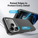 Raptic Aramid Fiber Dual Case with Magsafe for iPhone 17 Pro Series - 600D - Black