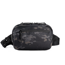 Chuyenbags Urban Sling Crossbody Bag | Black Camo