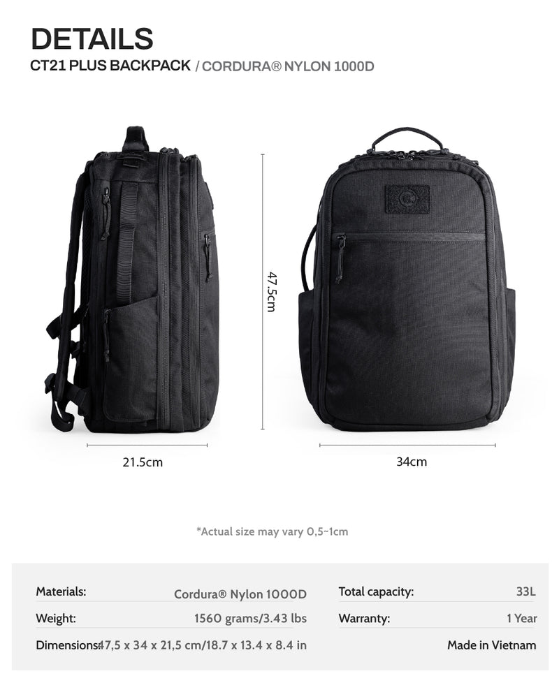 Ctactical CT21 PLUS BACKPACK