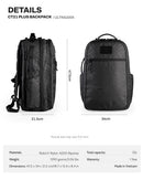 (PRE-ORDER) Ctactical CT21 PLUS BACKPACK - ULTRA200X - BLACK
