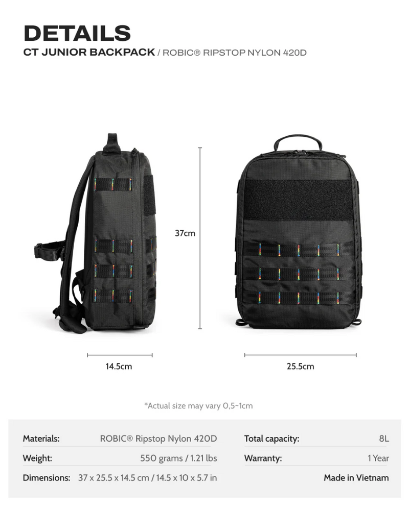 Ctactical CT Junior Backpack - ROBIC® Ripstop Nylon 420D / Blue Lining