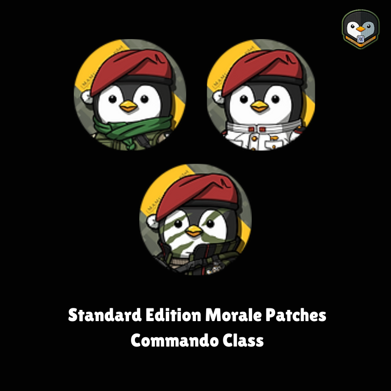 |M.A.M.U| Penguin Standard Edition Morale Patches - Commando Class