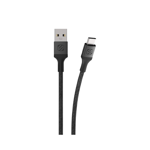 Scosche Strikeline Magnetic USB-C to USB-A Braided Magnetic Cable 0.9m - Black