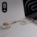 Momax Mag.Link | Magnetic USB-C to 2 USB-Cs Cable 100W 2m