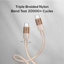 Momax Mag.Link | Magnetic USB-C to 2 USB-Cs Cable 100W 2m