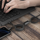 Momax Mag.Link | Magnetic USB-C to 2 USB-Cs Cable 100W 2m