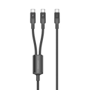 Momax Mag.Link | Magnetic USB-C to 2 USB-Cs Cable 100W 2m