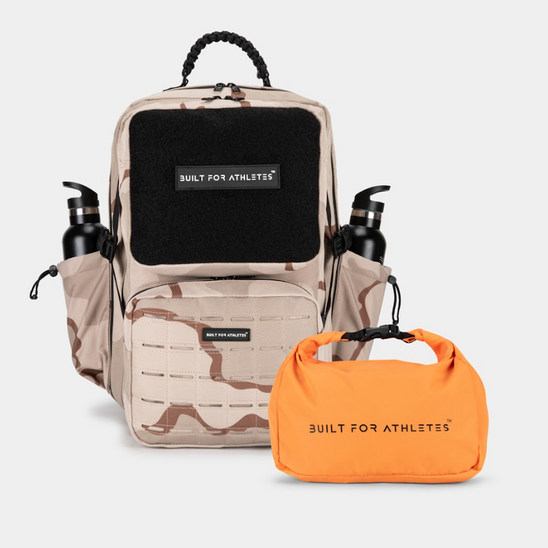 Built For Athletes  - Pro Series 45L Gym Backpack - Brown Camo