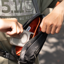 Chuyenbags Urban Sling Crossbody Bag | Black Camo