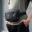 Chuyenbags Urban Sling Crossbody Bag | Black Camo