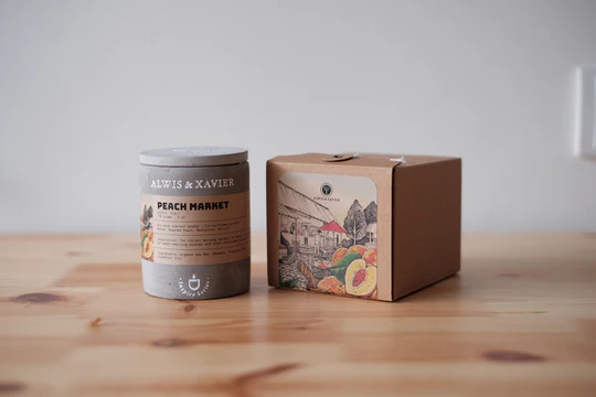 Alwis & Xavier Peach Market - Inspire Series Soy Wax Candle