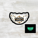 The Meniacc Diaper Sniper PVC Velcro Patch