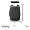 (Nov Promo) Tomtoc Explorer T60 Laptop Backpack 15.6 Inch / 15L - Black