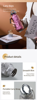 Oball Goddess Titanium Pocket Bottle