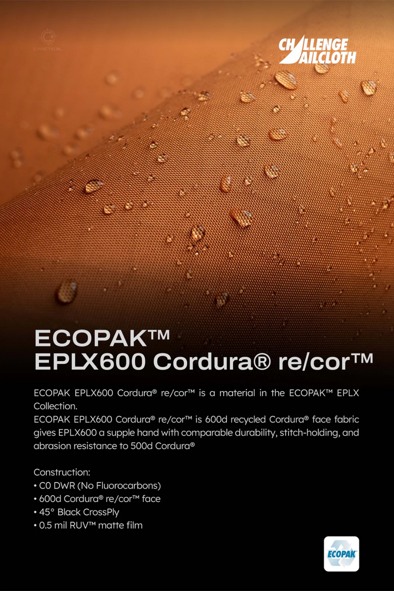 Ctactical CT4W EDC Waist Pack - Ecopak EPLX600 - Marigold